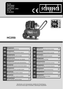 Bruksanvisning Scheppach HC25Si Kompressor