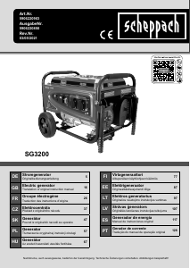 Mode d’emploi Scheppach SG3200 Générateur