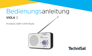 Bedienungsanleitung TechniSat Viola 2 Radio