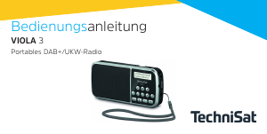 Bedienungsanleitung TechniSat Viola 3 Radio