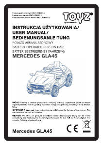 Handleiding Toyz Mercedes GLA45 Kinderauto