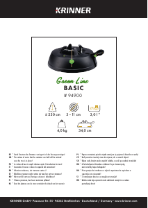 Bedienungsanleitung Krinner Green Line Basic Weihnachtsbaumständer