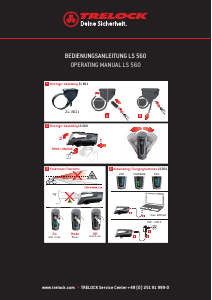 Manual de uso Trelock LS 560 Faro bicicleta