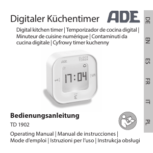 Manual ADE TD 1902 Kitchen Timer