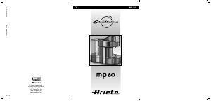 Manual de uso Ariete 1343 Cialdissima MP60 Máquina de café