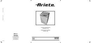 Manual de uso Ariete 9550 Lavadora