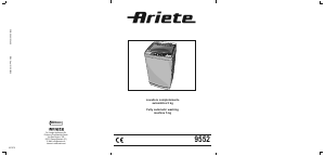 Handleiding Ariete 9552 Wasmachine