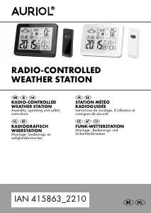 Mode d’emploi Auriol IAN 415863 Station météo