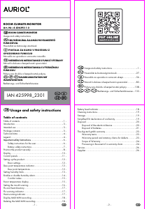Bedienungsanleitung Auriol IAN 425998 Wetterstation