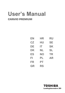 Руководство Toshiba Canvio Premium Жесткий диск