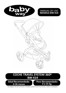 Manual de uso Baby Way BW-414 Cochecito