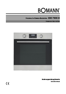 Bedienungsanleitung Bomann EBO 7909 IX Backofen