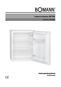 Manual Bomann KB 7347 Refrigerator