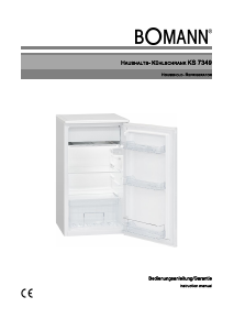 Manual Bomann KS 7349 Refrigerator