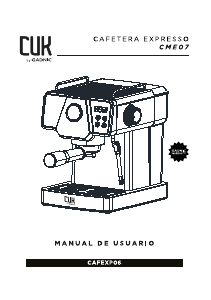 Manual de uso CUK KITCAFE11 Máquina de café espresso