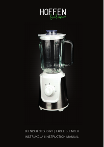 Instrukcja Hoffen TB-723-17B Blender