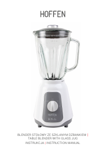 Instrukcja Hoffen TB-8081-18G Blender