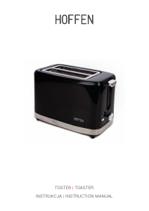 Manual Hoffen T-8060-18B Toaster