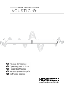 Manual Horizon HAV-S2860 Acustico Sistemul home cinema