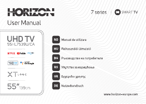 Használati útmutató Horizon 55HL7539U/CA LED-es televízió