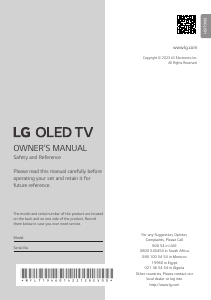 Manual LG OLED55CS3VA OLED Television