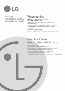 Handleiding LG WD-1485FDF Wasmachine