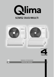 Manual Qlima SCM 52 Duo Air Conditioner