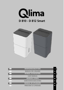 Manual de uso Qlima D 812 Smart Deshumidificador