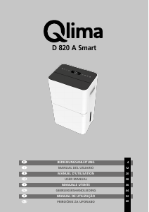 Manual de uso Qlima D 820 A Smart Deshumidificador