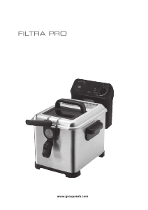 사용 설명서 테팔 FR4051 Filtra Pro 튀김기