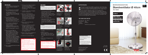 Bedienungsanleitung Tectro EF 193 Ventilator