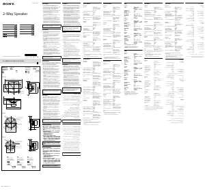 Handleiding Sony XS-690GS Autoluidspreker