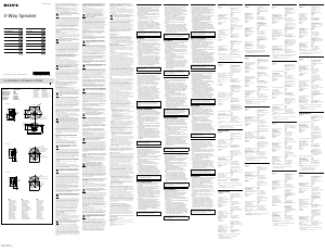 Manuale Sony XS-GTF1639 Altoparlante per auto