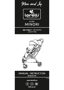 Bedienungsanleitung Lorelli Minori Kinderwagen