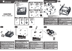 Mode d’emploi Jonsbo HX-4170D Refroidisseur de CPU