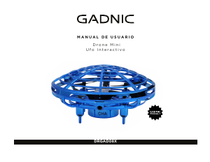 Manual de uso Gadnic DRGAD08X Drone