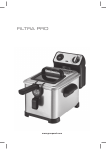 説明書 テファル FR5160 Filtra Pro ディープフライヤー