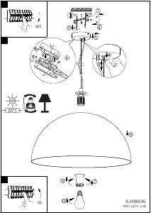 Mode d’emploi Eglo 900696 Lampe