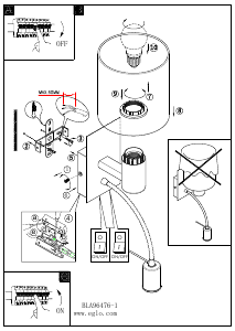 Manuale Eglo 900701 Lampada