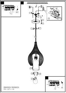 Manuál Eglo 900828 Svítilna