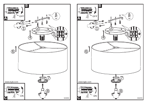 Manuál Eglo 900858 Svítilna