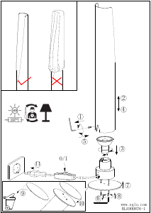 Kasutusjuhend Eglo 900876 Lamp