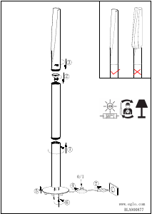 Hướng dẫn sử dụng Eglo 900877 Đèn