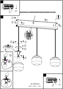 Mode d’emploi Eglo 900894 Lampe