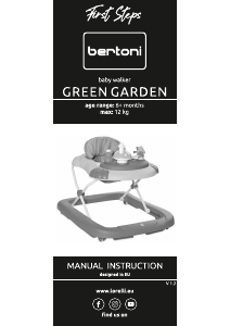 Handleiding Bertoni Green Garden Loopwagen