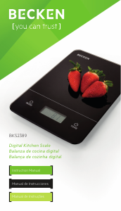 Manual Becken BKS2389 Kitchen Scale