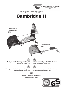 Handleiding Christopeit Cambridge II Roeimachine