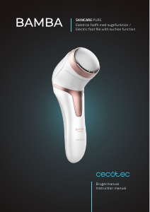 Manual Cecotec Bamba SkinCare Pure Callus remover