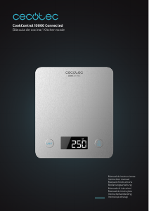 Manual Cecotec CookControl 10000 Connected Kitchen Scale