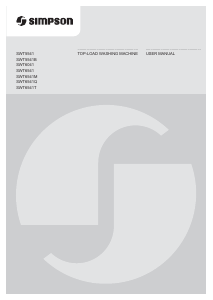 Handleiding Simpson SWT5541 Wasmachine